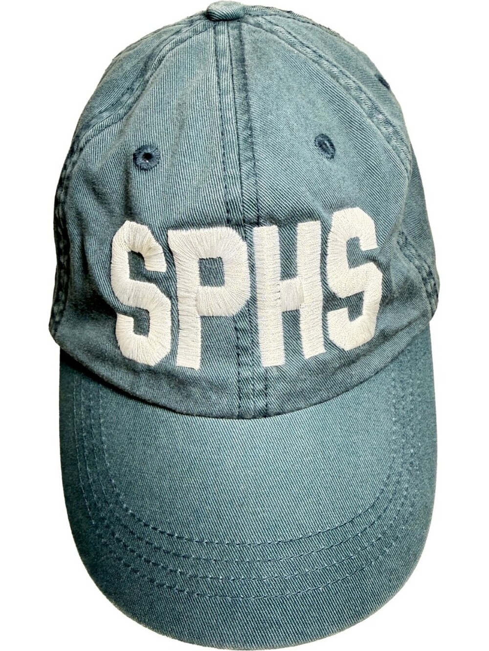 Alphabet Letters SPHS Hat SP High School Cap Cotton Navy Blue Adult 1 Size